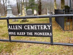 Allen - Fisk Cemetery "Allen Cemetery is located on Wigwam road near the intersection of West Hill Road, west of Peavy Road in the town of...