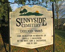 Sunnyside Cemetery, Alma NY