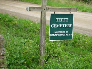Tefft Cemetery Located on Turnpike Road in Almond, About 1 mile west of McHenry Valley Road. Cemetery has a sign on it that says...