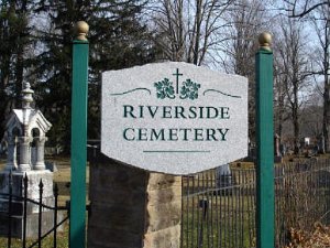 Riverside Cemetery Riverside Cemetery is located in the Village of Belfast, behind the town square. It is well maintained, many markers...