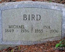 0026 Michael and Ina M_ Bird Grave Marker