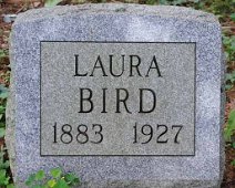 0027 Laura Bird Grave Marker