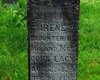 0042 Irene Lacy Grave Marker