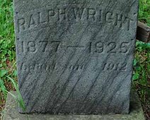 0048 Ralph Wright Grave Marker