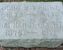 0050 Hannah J_ Wright Grave Marker