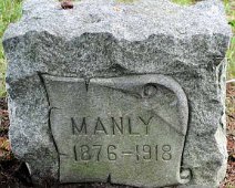 0061 Manly Wright Grave Marker