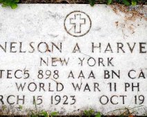 0064 Nelson A_ Harvey Grave Marker