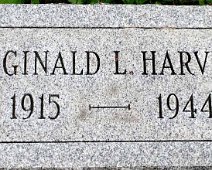 0065 Reginald L_ Harvey Grave Marker