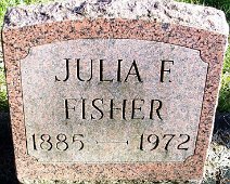 Fisher, Julia Fay Grave Marker