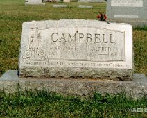 CAMPBELL, Margaret & Alfred - Mt. Pleasant Cem in Houghton NY