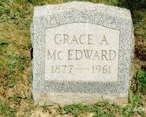 McEDWARD, Grace A - Mt. Pleasant Cem in Houghton NY