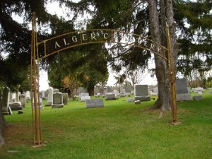 Alger Cemetery Alger Cemetery is located on Route 19 in the Town of Hume, several miles north of the Village of Hume. It is an active...