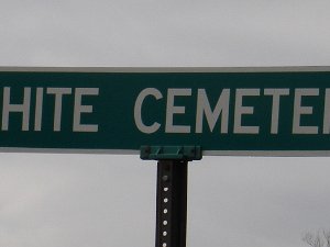 White Cemetery "For many years The White Burying Ground on the east side of the village was not under the control of a legally...