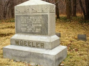 Wheeler Cemetery The Wheeler Cemetery is located on Andrews Road, about 1/4 from the West Notch Road. Photos by Mary Rhodes. More...