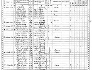 Hume Hume 1865 Census