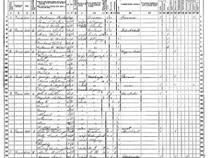 Ward Ward 1865 Census