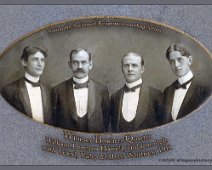Howell - William Lorenzo 2nd from left c 1888 - Whitney Brothers Quartet, Geneseo, N.Y.