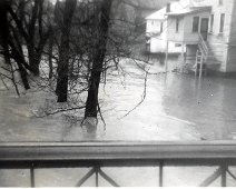 Park Place from State Street bridge April 5, 1947