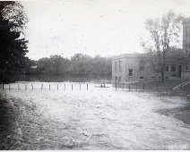 Parking lot West side of High School June 1946