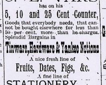 Vars01 Advertisement 10/17/1888 from Andover News