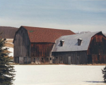 barns 10-3 Cty. Rte. 16 East of Angelica, NY