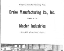 Drake_01 Advertisement of Drake Manufacturing from 1965 booklet.