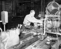 Kerr_Turbine_03 Joe Leonard at Kerr Turbine Factory-Wellsville,NY; or Worthington Pump at Wellsville,NY. He worked for both companies.