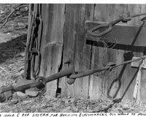 Oil06 The "hook & eye" system used to hook and unhook rod lines from the power house. From Dick Fitch Collection