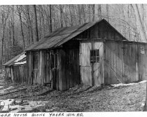 Oil07 Power house along Yeager Hill Road, Town of Scio. From Dick Fitch Collection