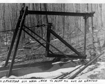 Oil12 An Oklahoma jack used to pump oil from ground...one of most popular style jacks in the Allegany region. From Dick Fitch Collection