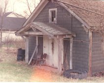 Oil22 "Lower power house on the McDermott/Taylor lease at east edge of Bolivar Village. My Dad sat many hours in one of those chairs waiting for wells to 'pump off'."...