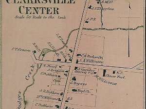 Clarksville Clarksville (1869 Beers Atlas)