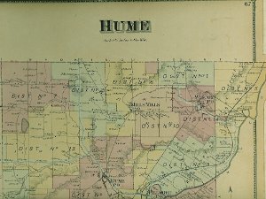 Hume Hume (1869 Beers Atlas)