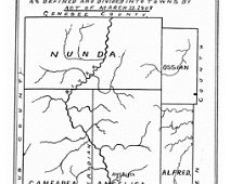 Allegany County - 1808 From: (Allegany County & It's People: A Centennial Memorial History of Allegany County, New York. --Histories of the Towns of the County; Mrs. Georgia Drew...