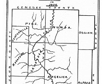 Allegany County - 1820 From: (Allegany County & It's People: A Centennial Memorial History of Allegany County, New York. --Histories of the Towns of the County; Mrs. Georgia Drew...