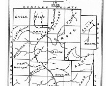 Allegany County - 1830 From: (Allegany County & It's People: A Centennial Memorial History of Allegany County, New York. --Histories of the Towns of the County; Mrs. Georgia Drew...