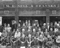 Pioneer_12 This photo shows the men of the McDonell & Brannen Machine Shop in Bolivar during the early 1920's. They occupied the building which was later taken over at...