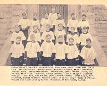 36 Immaculate Conception Church Altar Boys 1904