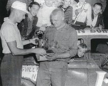 Angelica_023B Ron Lincoln says, "Fran Bohne accepting trophy (from I believe my father). I think this was a photo out of Wellsville Paper around 1961"