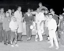 Angelica_046 Car 22 - Pete Tingue accepting trophy & fans...