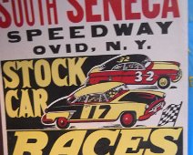 South Seneca speedway poster from '50s