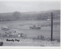 007 Randy Fay 4 "Car 007 (Blue) Randy Fay from Potter Brook (Owner/Driver) Hornell Track? Not Sure."--Jerry Seamans