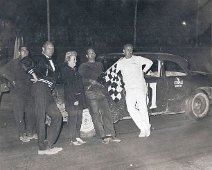 Ulysses - 6 (l-r): (Unknown-Possibly Mr. Larsen-Car Owner); Gaylord Miller-Track Owner; Harriet Bigley, Driver-Bill Bigley; Flagman-Whitey Robowski. (2/2018) A comment from...