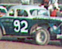 Wellsville Raceway -Monroe-Car 92 Car #92 - Don Allen; Don came from near Portville and was sponsored by "Maple Tree Inn". Info by Terry Monroe.