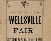 Wellsville Fair 2 Premium List for 2nd Fair 1889