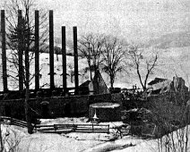 Alma Pump Station Explosion1914 After fire at Alma Station - January 18, 1914 from 75th Anniversary Edition-Empire Gas & Fuel Newsletter - 1956 Submitted by Don Adams