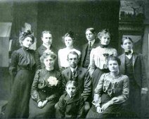 4-MayAllenBoyd Seated, Far right: May Allen Boyd Submitted by Ewing Walker, Great-Grandson of Riley Allen