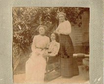 Allen Twins Ada and Ida and sister Allen Twins; Ada, Ida and their Sister. From collection of Ruth Allen Sandy, Great Granddaughter of Riley of Allentown and Daughter of Riley Allen of Andover,...