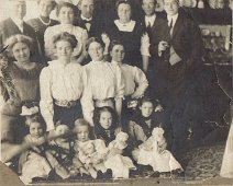 picture of Riley Allen family Some of the Family of Riley Allen of Allentown "Fred Conable sent me this a couple of years ago. He is in the bottom row, but, you can't see him well. Next to...