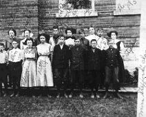 29-1911 Class-Allentown (29) 1911 Mrs. Stafford's Class Kitty(Katherine Christman-Mrs Luman Cleveland), Larry & Lloyd Swarthout, Moses Stephens, Alta Cleveland, Don Adams.